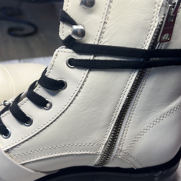 ALLSAINTS Donita Boots In White - size 10 - Picture 6 of 10